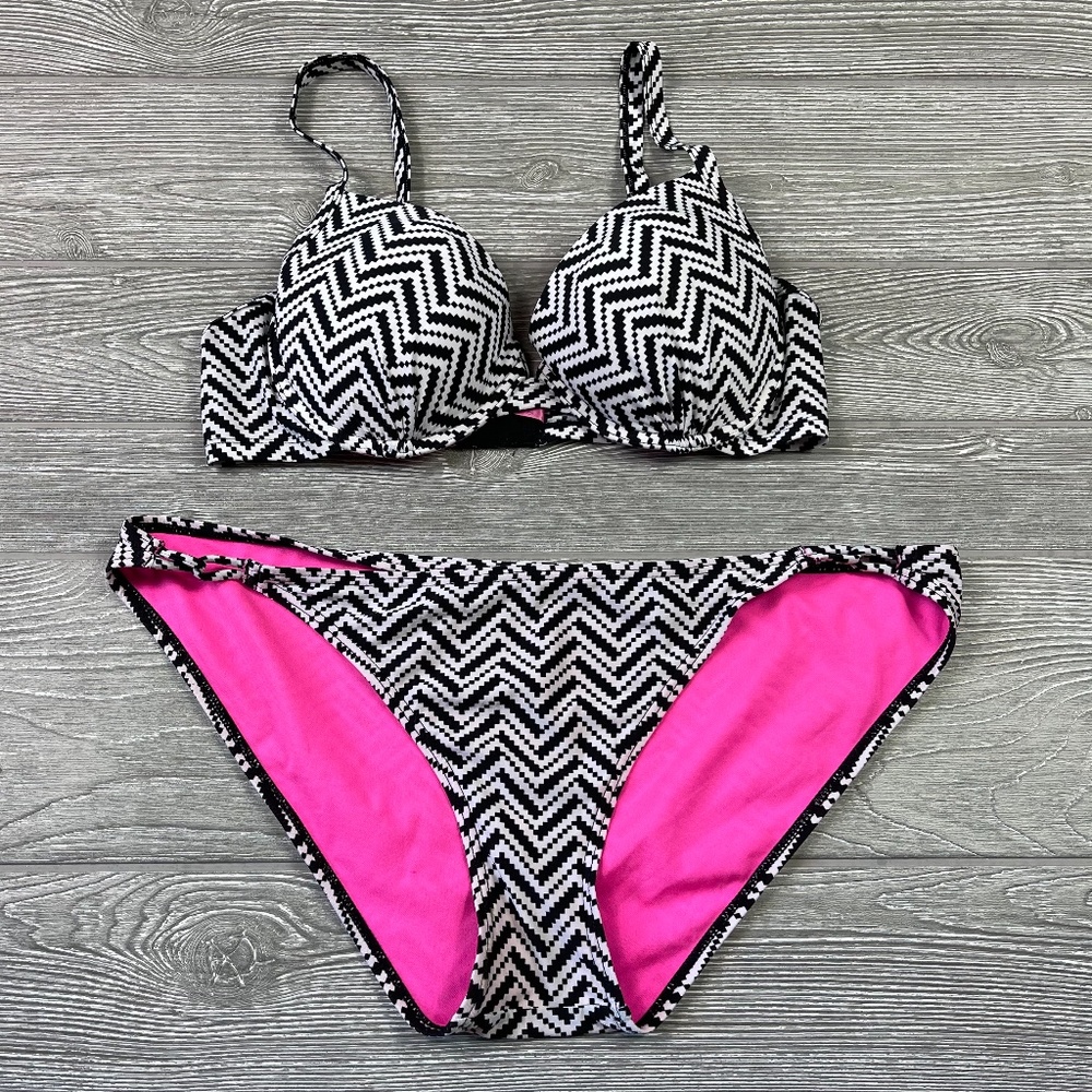 FRUIT OF THE LOOM 2 Piece Push Up Bikini Set 38C